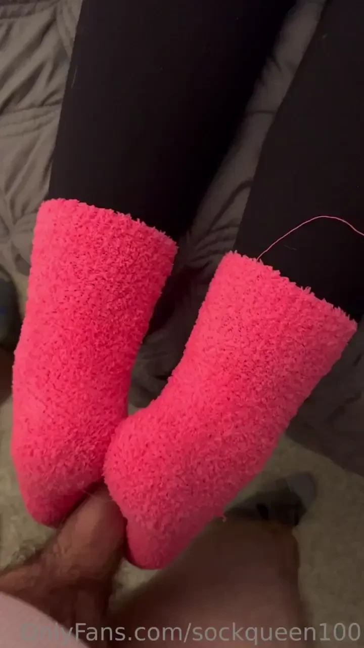 Tried something new with some pink fuzzy socks to add to my collection 