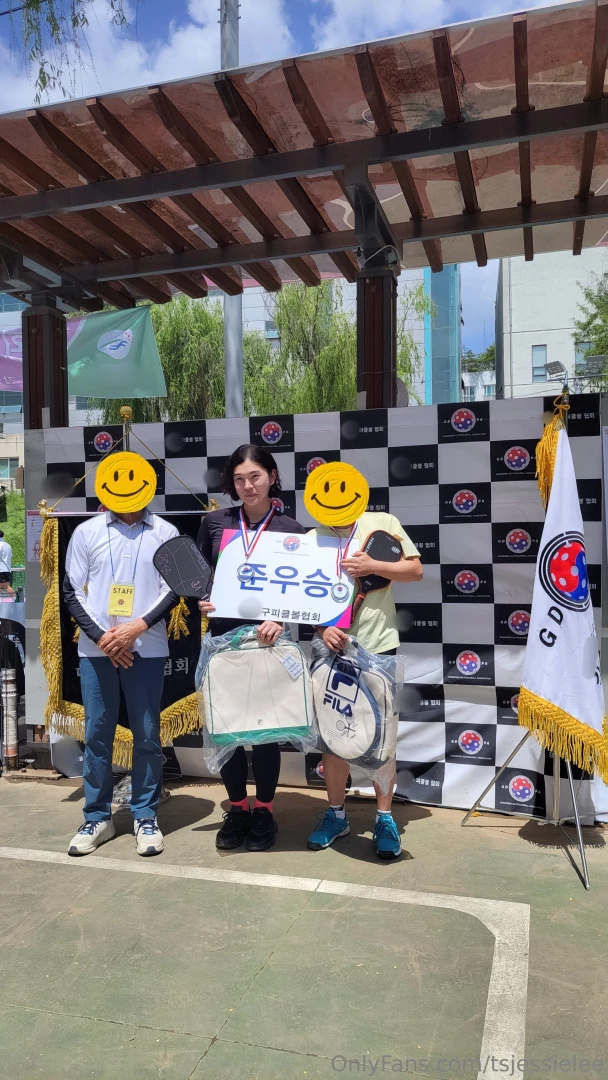 Got 2nd place at the pickleball tourney 