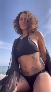 Wanna play with me at the beach