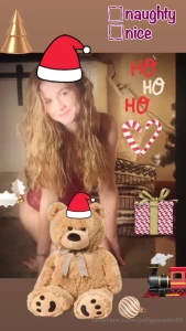 Ho ho ho and merry christmas daddies be my santa and send me a pretty