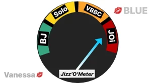 Tonight the jizz o meter says bj