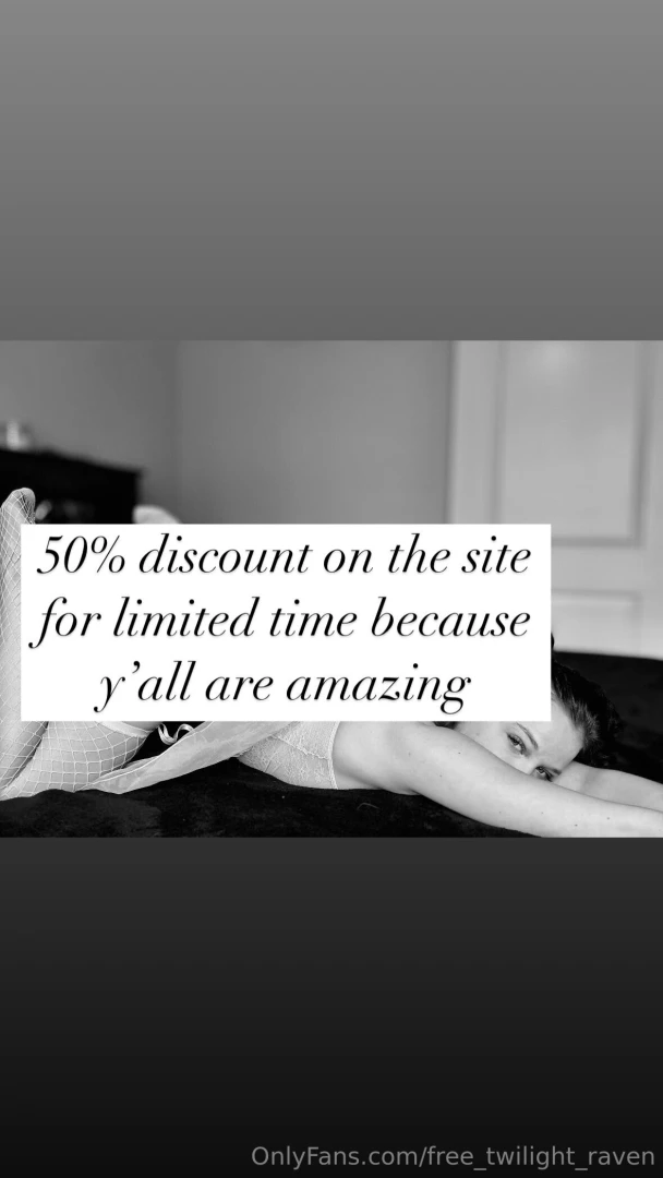 50 off on my paid account for limited time because y all are amazing 