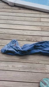 I couldn t get undressed fast enough