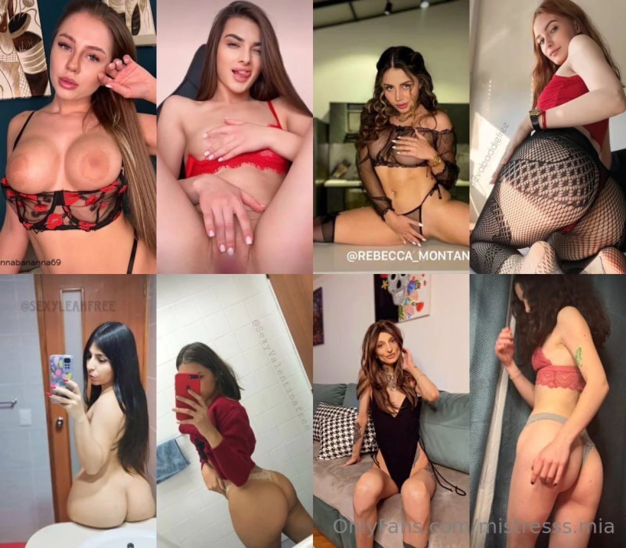 Annabananna69 mistresss mia rebecca_montana evabaddiefree sexyleahfree 