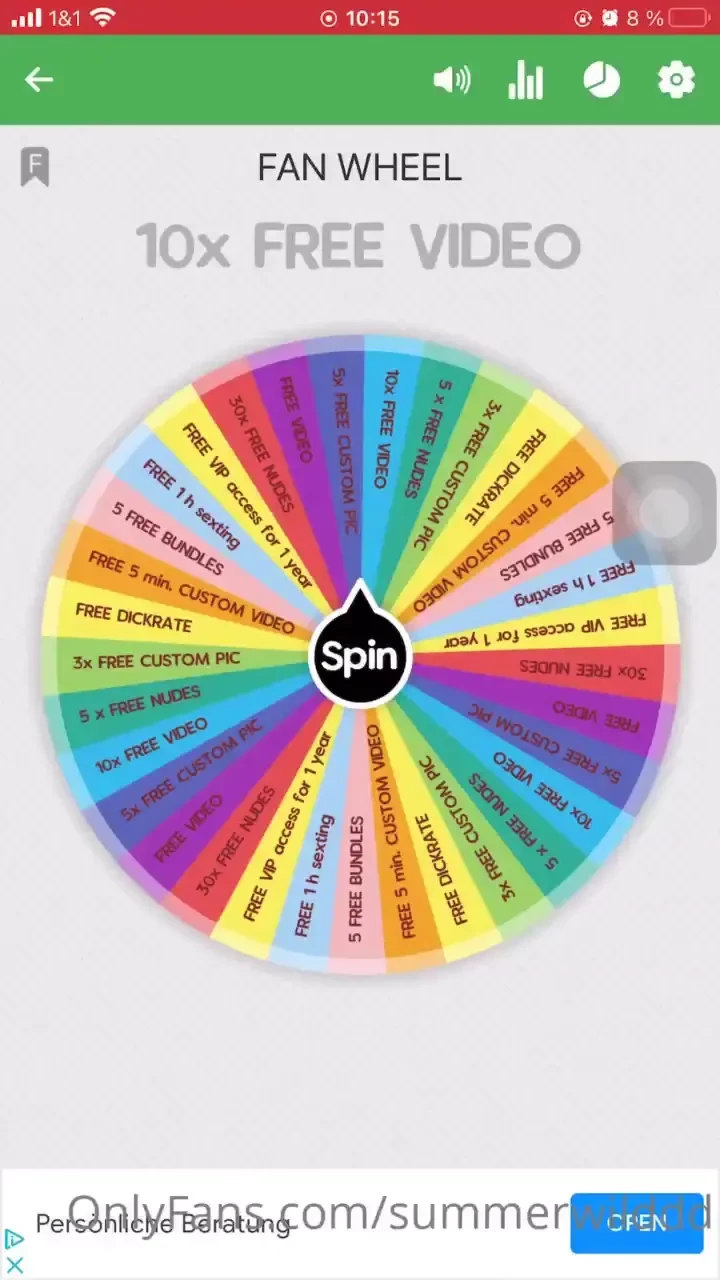 Grab your popcorn and spin the wheel i saw it everywhere and it s so 
