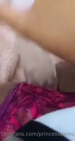 Tip 1 for 3 minutes of me beating my in these pink and purple panties part 1 