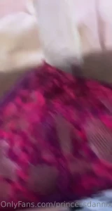 Tip 1 for 3 minutes of me beating my in these pink and purple panties