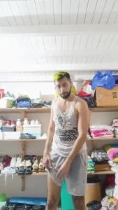 Sweaty after working out part 1