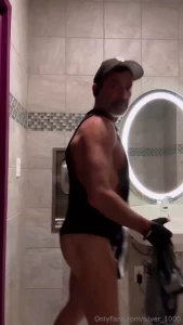 Was working out today and underwear was soaked by sweat had to dry it