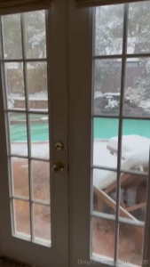 This is insane never seen snow here in houston
