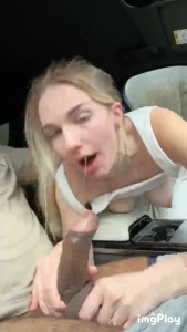 Public car sex long drives are so boring thought i d spice it up a