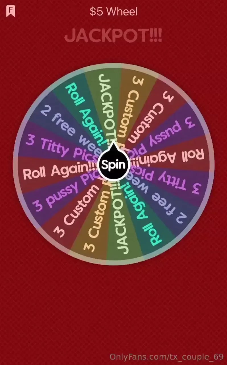 5 wheel is back spin the wheel to see what you get 5 2 spins 10 4 