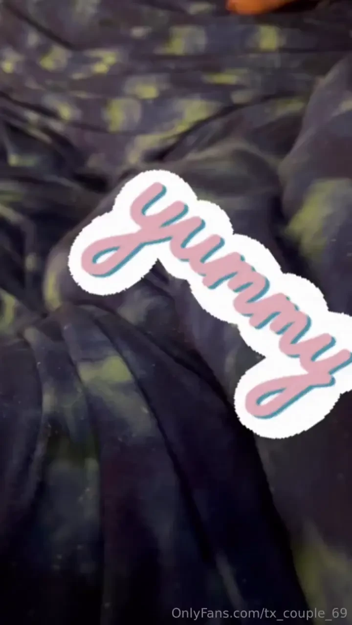 Can you guess what yummy things are happening under this blanket 