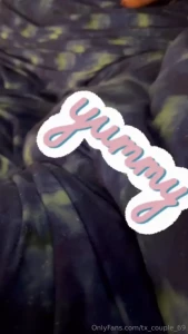 Can you guess what yummy things are happening under this blanket