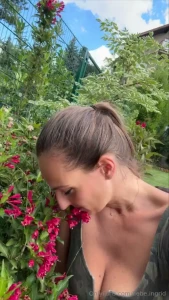 Die arbeit im garten ich liebe sie