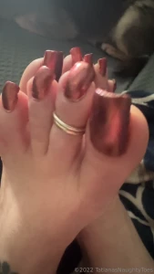 Happy saturday not the best pedicure but i m liking the color