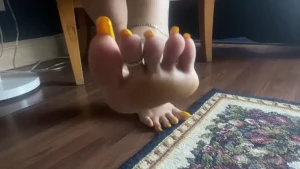 New 2021 march 15 yellow long toenails