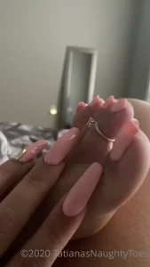 New 2020 08 08 babypink pedicure - barefoot2 again my new babypink
