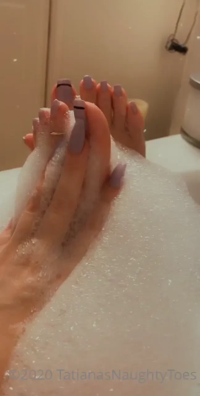 New 2020 06 06 lavender pedicure - bathtub my lavender pedicure with 