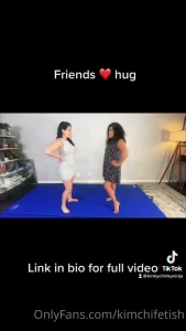 Tillymcreese and i hug it out and lift each other up every time we