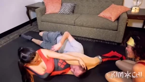 Superhero vs supervillain or do they join forces sneakpeak clips4sale