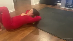 Showing off some booty and ass u see the soles and the as well just