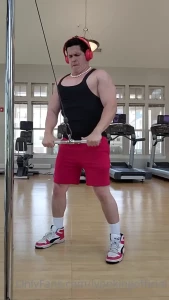 Who loves a sweaty big boy come and smell my pits part 2