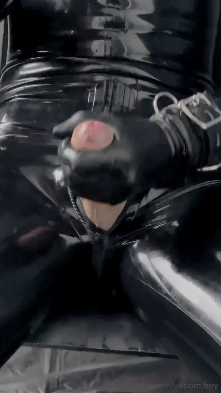 Come on and sit on your latex boy you can ride on my cock 