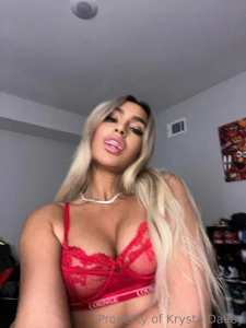 But loving you was red