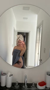 Just finished showering who s coming to dry me off