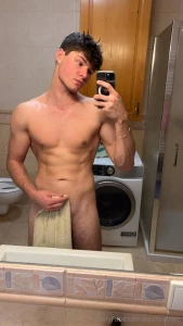 Just me a towel and all the things i m not showing yet