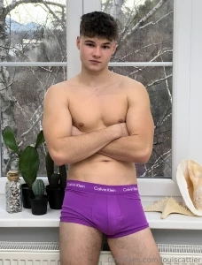 Caught in my favorite purple boxers what do you think part 1