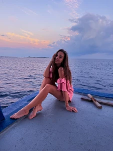 Sunset girl miss my maldives vacation part 1
