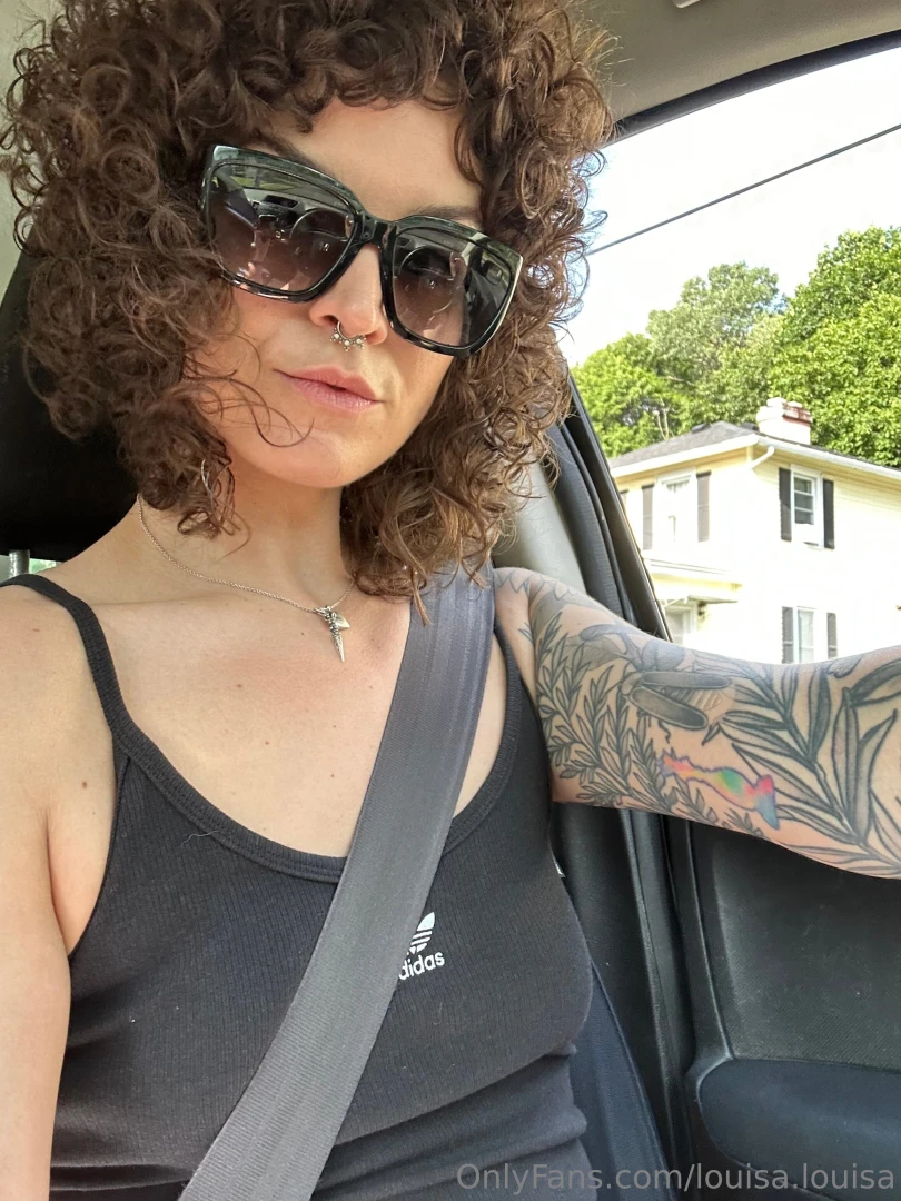 I would so much rather be driving around in the countryside than 