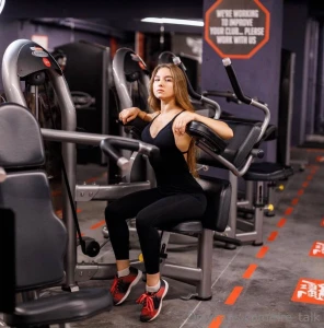 Strong confident and ready for new challenges the gym isn t just for