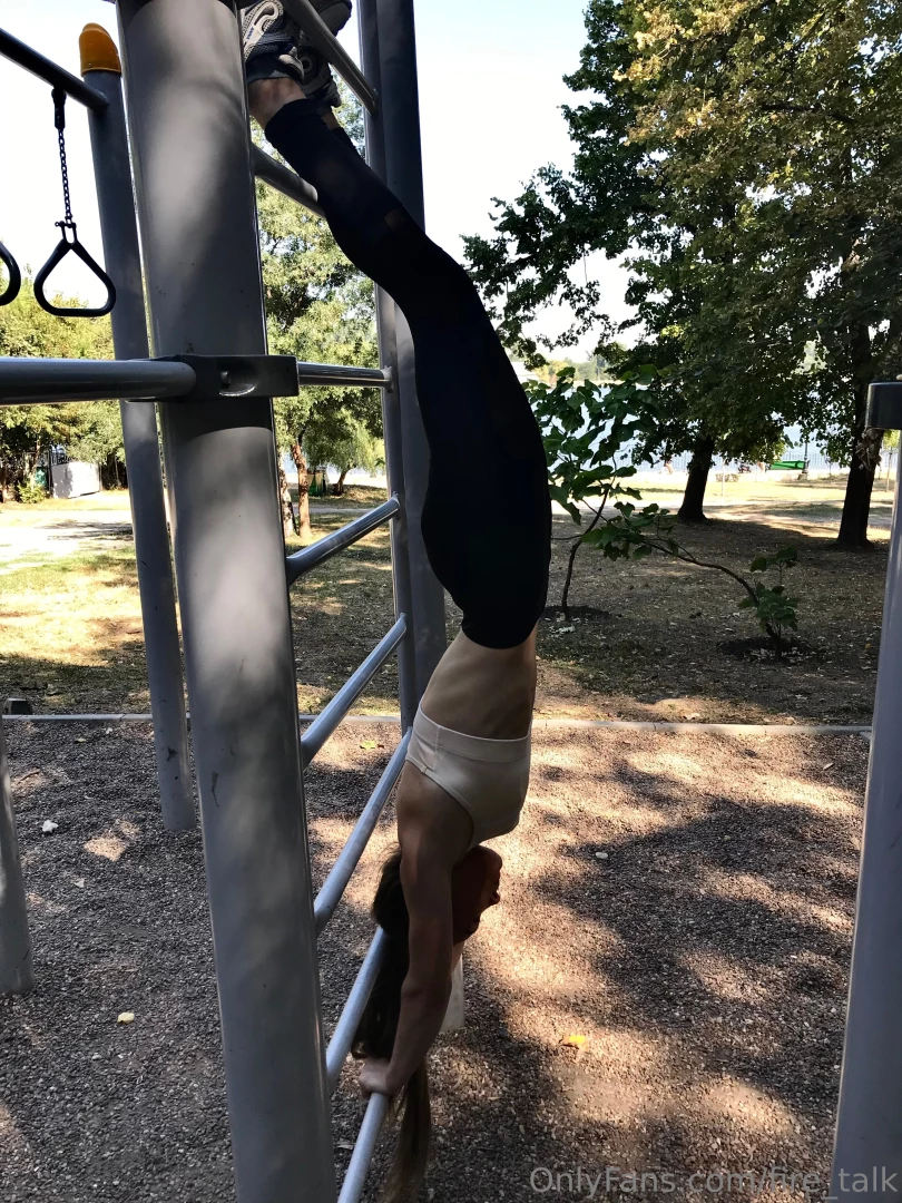 Upside down but always on top of my game flexibility and strength m33t 