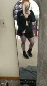 Throwback who likes the goth look on me part 1