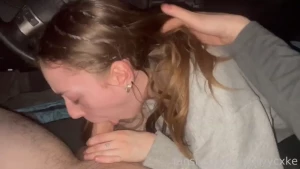 Freaky car vid i swallow his nut chxrrysmaster