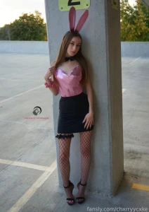 Pink playboy bunny professional pic set in costume head vid available part 11