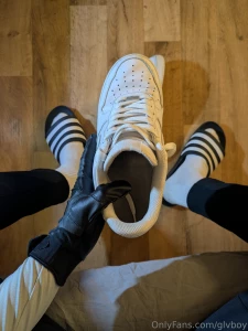 My casual thursday evening fun nike gloves and af1 photos part 5