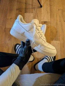 My casual thursday evening fun nike gloves and af1 photos part 12