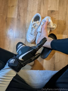 My casual thursday evening fun nike gloves and af1 photos part 11