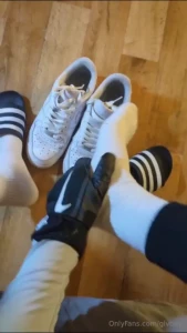 My casual thursday evening fun nike gloves and af1 videos