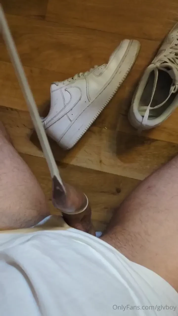 How much do you enjoy watching me fucking my af1 with a condom on part 1 