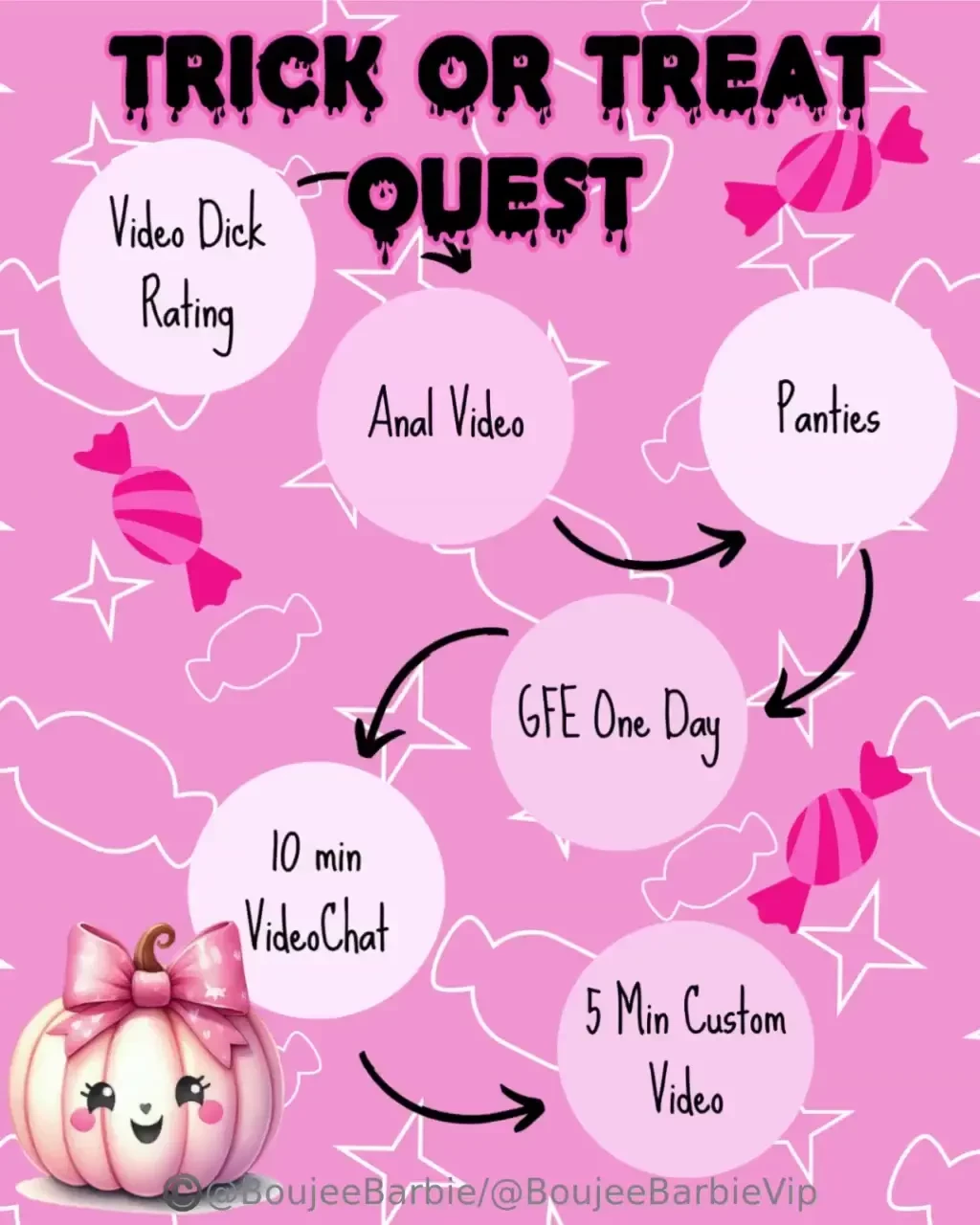 Trick or treat quest 5 per roll clear the board for one month to my 