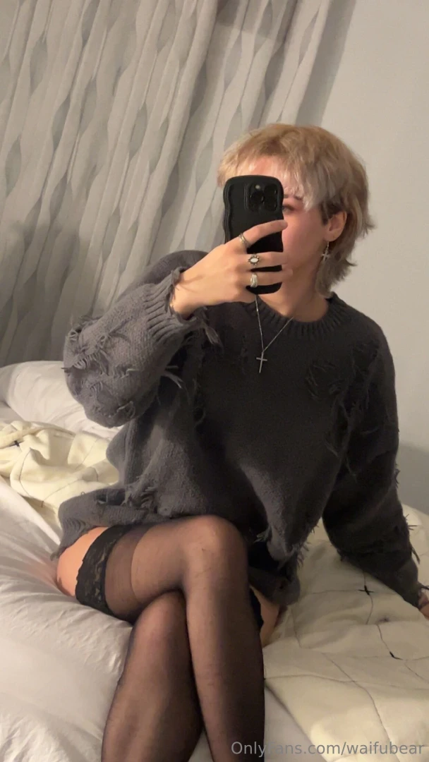 Imagine my stockings and your sweater part 2 