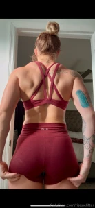 Felt cute in my new gym set