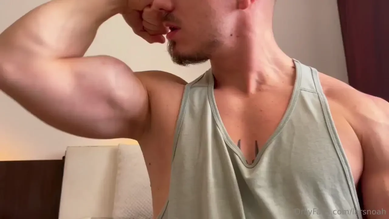 I talk to you gently i flex kiss and lick those juicy biceps can t 