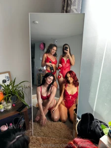 4 cheeky girls dressed in red we have been so naughty lately i can t part 2