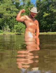 Pond party clothing optional
